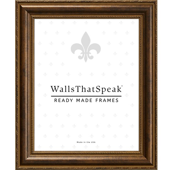 24x36 Picture Frame, Victoria 1.375 Inch Wood Moulding, Wall Display Frame for Art, Posters, or Photos by wallsthatspeak